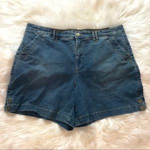Slimming Denim Shorts Size 16